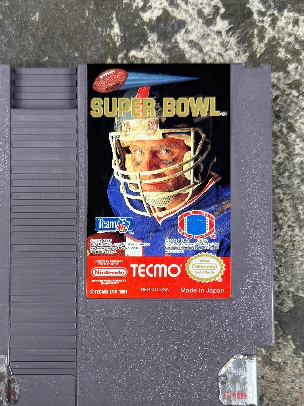 Tecmo Super Bowl Nintendo NES 1991 Authentic Tested Football